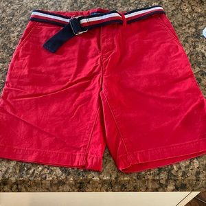 Tommy Hilfiger mens red shorts
